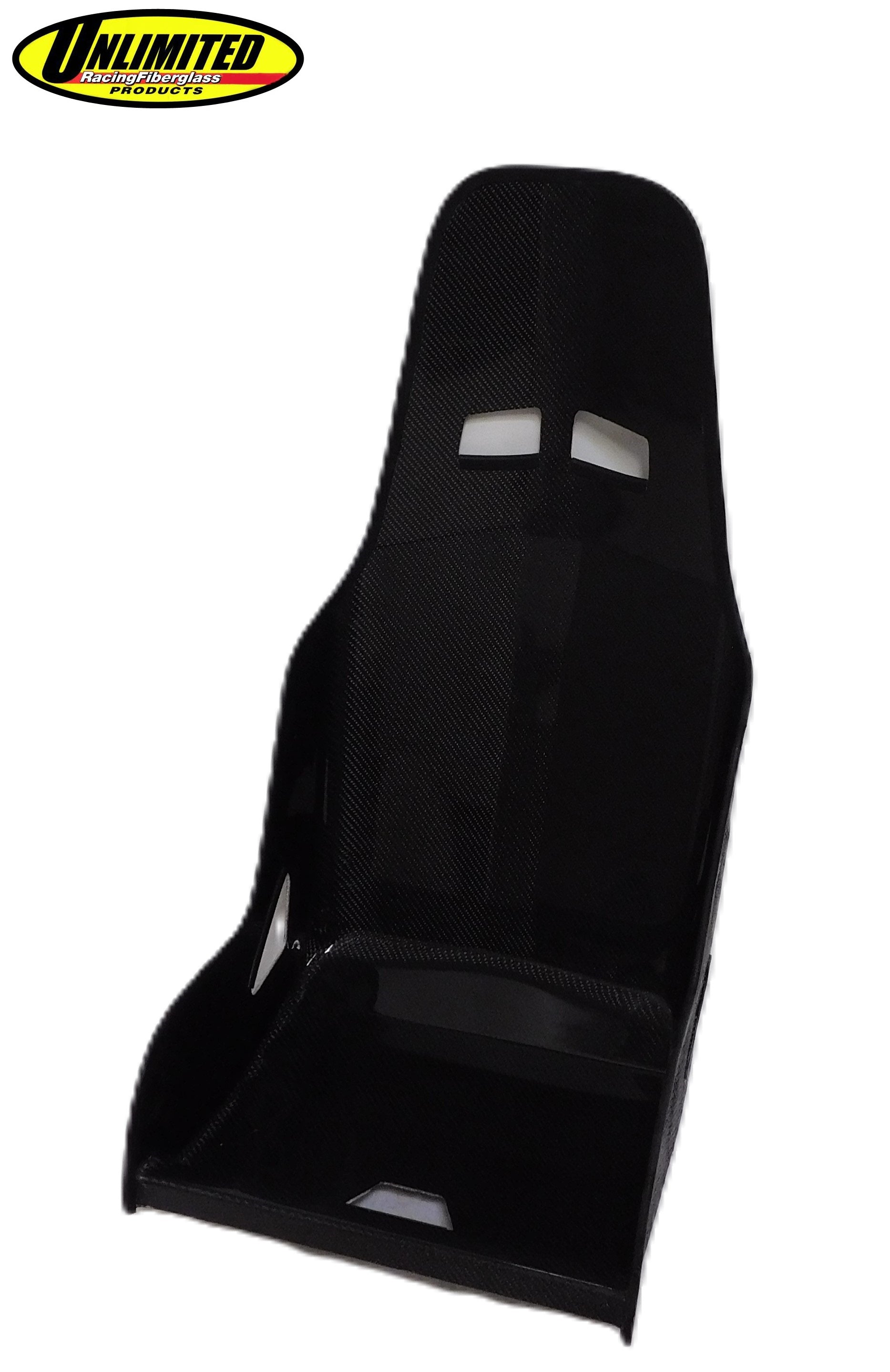 Carbon fiber drag racing seat 17" wide
